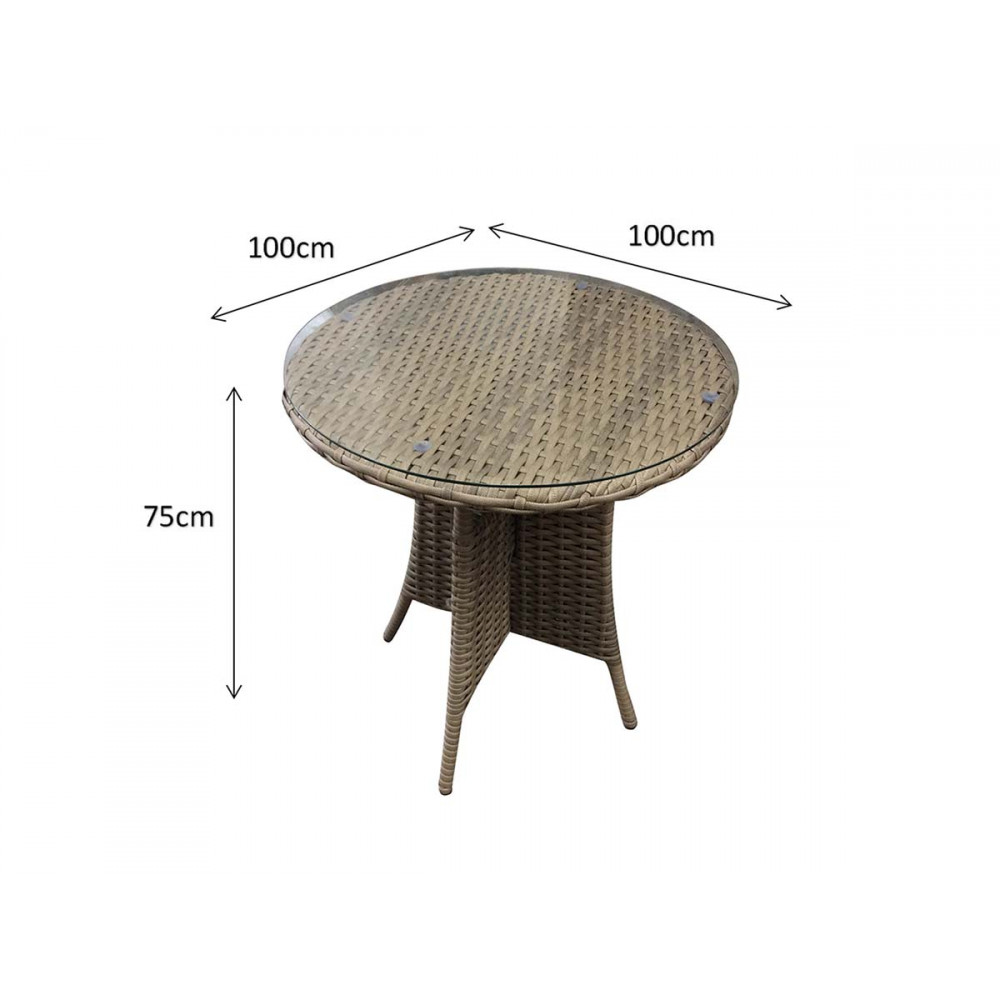 DARCEY Bistro Table 70 Dia