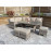EDWINA Corner Dining Mixed Nature Weave