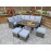 EDWINA Corner Dining Multi Grey Wicker