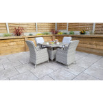 EDWINA 4 Seat Square Dining set