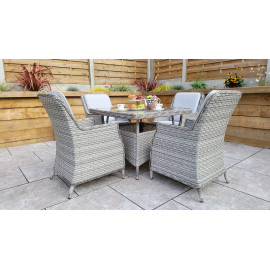 EDWINA 4 Seat Square Dining set