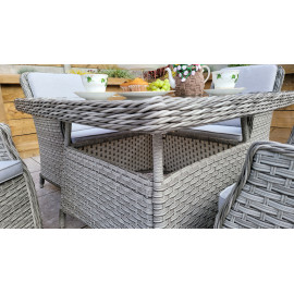 EDWINA 4 Seat Square Dining set