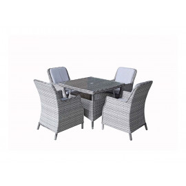 EDWINA 4 Seat Square Dining set