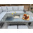 EDWINA Corner Dining with Lift Table 3 Wicker Special Grey