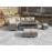 EDWINA Corner Dining with Lift Table Mixed Nature Weave