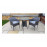 EMILY 2 seat Bistro set with stacking chairs
