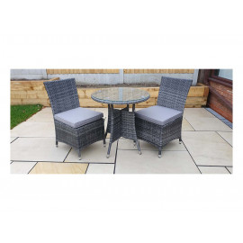 EMILY 2 seat Bistro set with armless chairs