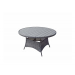 EMILY Round Table 135 Dia with HDPE wood effect Top