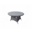 EMILY 6 Seat Round dining set with HDPE wood effect Top