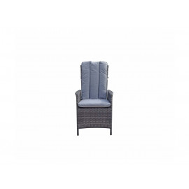 EMILY 6 Seater Rectangular dining Set with HDPE wood effect top