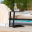 Aluminium Side Table / Black