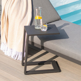 Aluminium Side Table / Grey