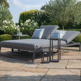 Allure Double Sunlounger / Flanelle