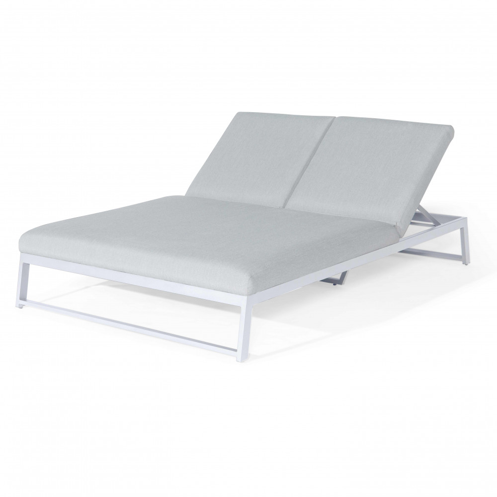 Allure Double Sunlounger / Lead Chine