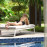 Allure Double Sunlounger / Lead Chine
