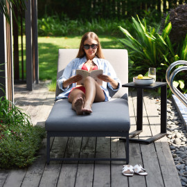 Allure Sunlounger / Flanelle