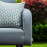 Ambition Square Corner Dining Set with Rising Table / Flanelle