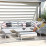 Ambition Square Corner Dining Set with Rising Table / Lead Chine