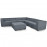 Apollo Large Corner Sofa Group / Flanelle