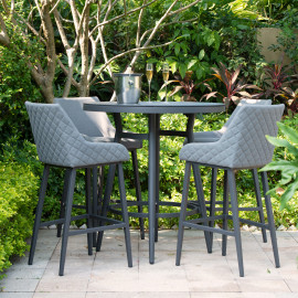 Regal 4 Seat Round Bar Set / Flanelle