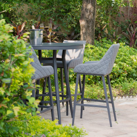 Regal 4 Seat Round Bar Set / Flanelle