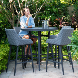Regal 4 Seat Round Bar Set / Flanelle