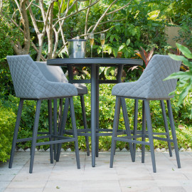 Regal 4 Seat Round Bar Set / Flanelle