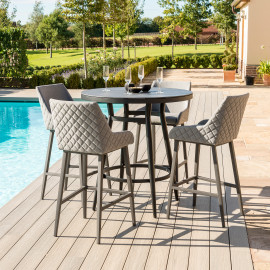Regal 4 Seat Round Bar Set / Flanelle