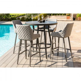 Regal 4 Seat Round Bar Set / Flanelle