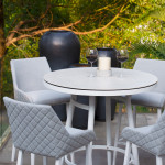 Regal 4 Seat Round Bar Set / Lead Chine