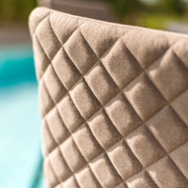 Regal 4 Seat Round Bar Set / Taupe