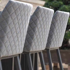 Regal 6 Seat Rectangular Bar Set / Flanelle