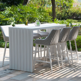 Regal 6 Seat Rectangular Bar Set / Lead Chine