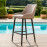 Regal 6 Seat Rectangular Bar Set / Taupe