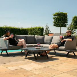 Cove Corner Sofa Group / Flanelle