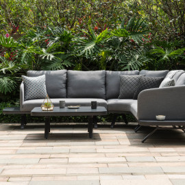 Cove Corner Sofa Group / Flanelle