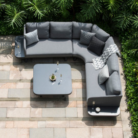 Cove Corner Sofa Group / Flanelle