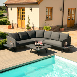 Cove Corner Sofa Group / Charcoal