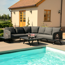 Cove Corner Sofa Group / Charcoal