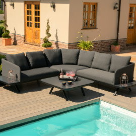 Cove Corner Sofa Group / Charcoal
