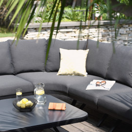 Cove Corner Sofa Group / Charcoal