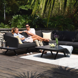 Cove Corner Sofa Group / Charcoal