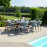 Pebble 8 Seat Oval Dining Set / Flanelle