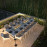 Zest 12 Seat Rectangular Dining Set with Fire Pit Table / Lead Chine