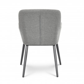 Zest 6 Seat Oval Dining Set / Flanelle