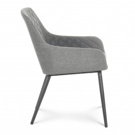 Zest 6 Seat Oval Dining Set / Flanelle