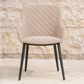 Zest 6 Seat Oval Dining Set / Taupe