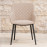 Zest 6 Seat Oval Dining Set / Taupe
