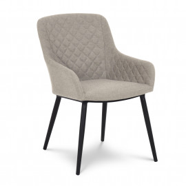 Zest 6 Seat Oval Dining Set / Taupe