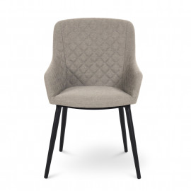Zest 6 Seat Oval Dining Set / Taupe